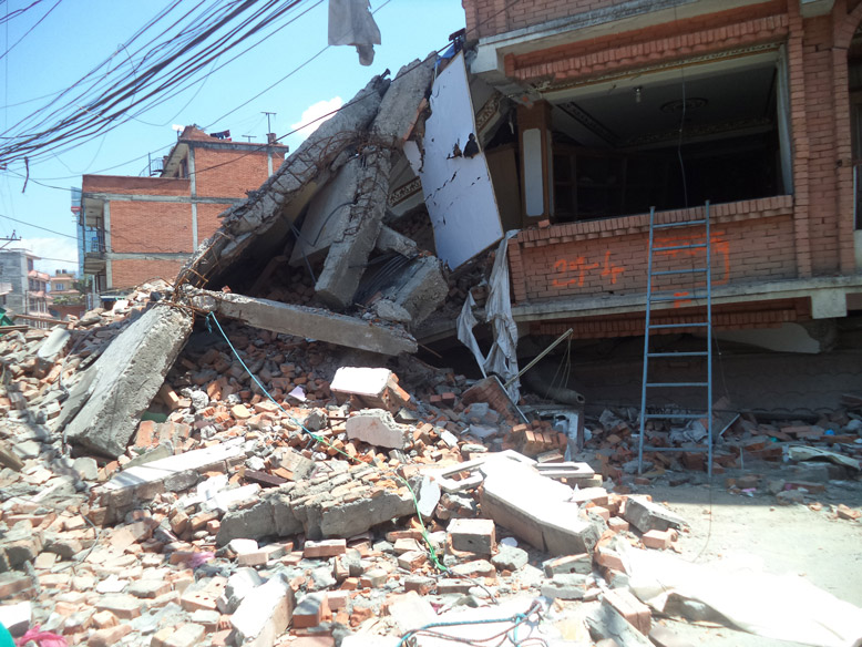 Efter jordskælvet